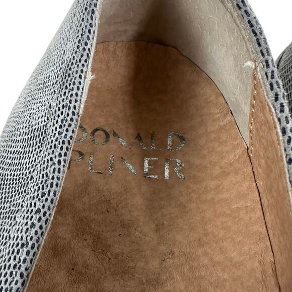 Donald Pliner Conner Slip On Loafer Gray Women's 8.5M Excellent Used Condition - Picture 6 of 8